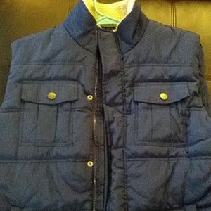 Mens Medium Blue Winter Vest